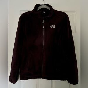 The North Face osito jacket. Dark purple. Medium